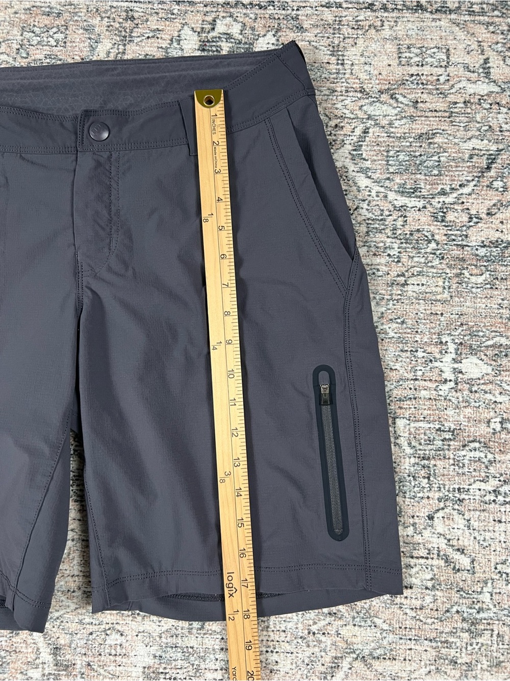REI Ripstop Hiking Shorts Womens 10 Gray Pockets - Picture 11 of 13